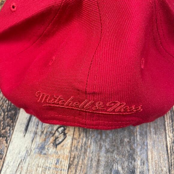 Mitchell & Ness Men's OS Red Topps Spot 2024 PHX AZ Acrylic Wool Snapback Hat - Picture 5 of 12